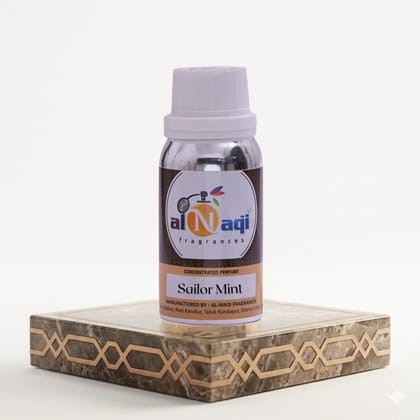 alNaqi Sailor Mint 100g - Premium Artisanal Men's Perfume, Long-Lasting Fresh Mint & Lavender Blend, Clean Groomed Aroma with Warm Vanilla & Amber for Daily Charisma
