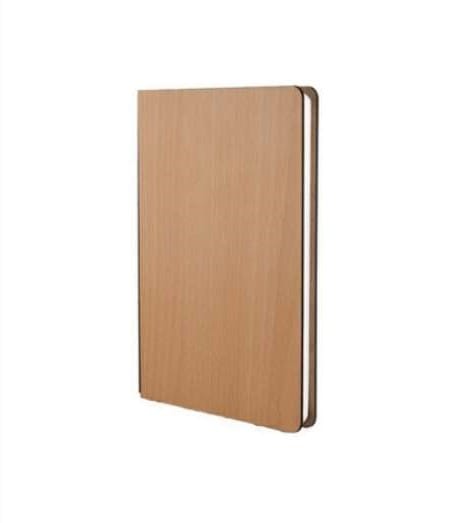 Solid Wooden Textured Diary Ek3501