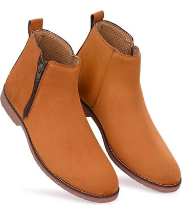 Fentacia - Tan Men's Boots
