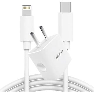 (Pack of 30) Digimate (DG-ADP-1004) 20W Charger with Lightning Cable Compatible with iPhone 14/14Plus/14Pro/14Promax 13/13Pro/13Promax (White)