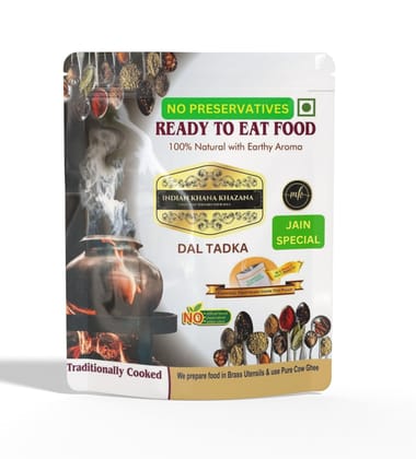Dal Tadka 303gm | No Onion No Garlic | JAIN SPECIAL I No Added Preservatives Dal Tadka 303gm | No Onion No Garlic | JAIN SPECIAL I No Added Preservatives