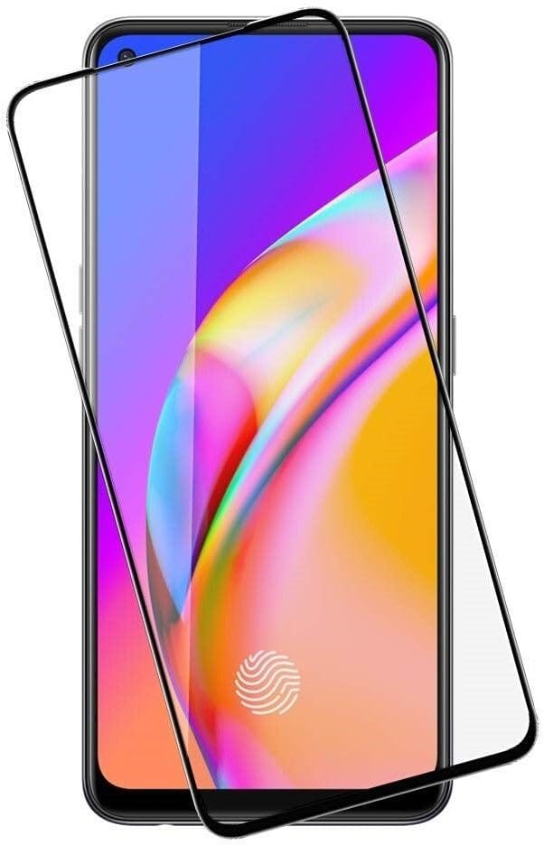 PLUGTECH Advanced Tempered Glass With Anti-Explosion 9H Hardness Edge-To-Edge Coverage Screen Guard for OPPO F19PRO