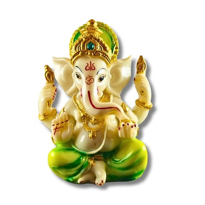 Saadhya Blessings Ganesh – Green Gold Edition by Saadhya Decor