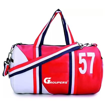 GROUPERS Duffle PU Leather Bag