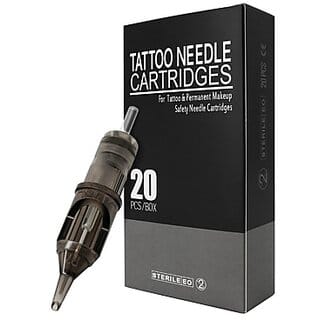 Mumbai Tattoo Tattoo Needle Cartridge 3RL Black Box ( Pack Of 20 )
