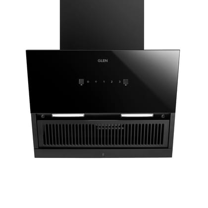 Glen 90 cm 1200 m/hr Filterless Thermal Autoclean Kitchen Chimney, Slant |(Hood Neo EX 90,Touch & Gesture Control,Black) Glen 90 cm 1200 m/hr Filterless Thermal Autoclean Kitchen Chimney, Slant |(Hood Neo EX 90,Touch & Gesture Control,Black) - Black / 90