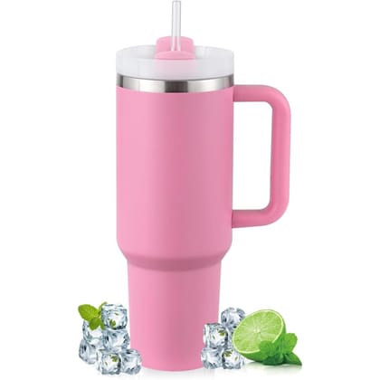 Panchhi Store 1200ML Stainless Steel Tumbler with Straw Hot and Cold Sipper with Handle and Lid Straw Double Insulated Sipper for Hot and Cold Drink Leakproof Tumbler for Gym Traveling Car Rasburry Panchhi Store 1200ML Stainless Steel Tumbler with Straw Hot and Cold Sipper with Handle and Lid Straw Double Insulated Sipper for Hot and Cold Drink Leakproof Tumbler for Gym Traveling Car Rasburry