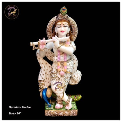 Marble Krishna Statue Marble Krishna Statue