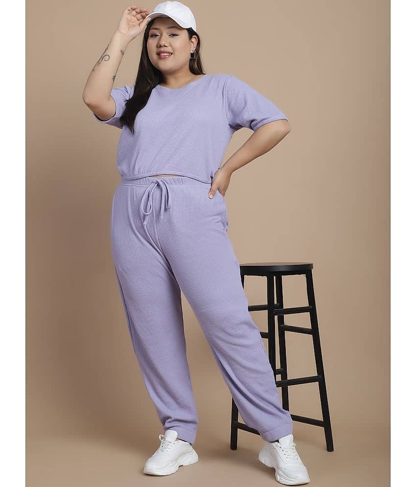 Rigo Women Solid Top With Trousers Co-Ord Set ( Olive )