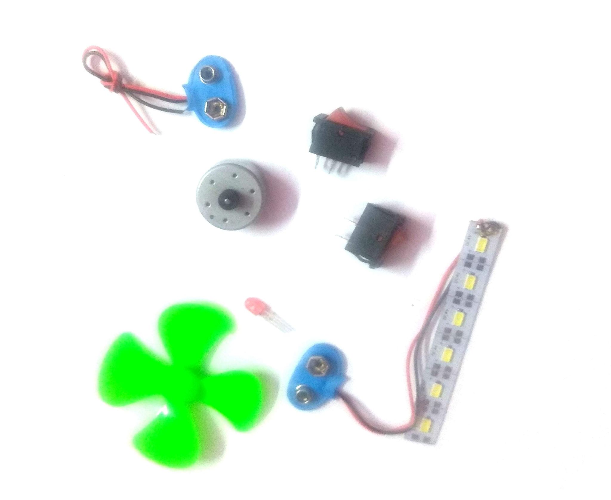 Nawani 7 Items Loose Parts Materials Science Project Kit.