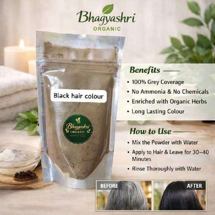 Premium Organic Black Hair Color