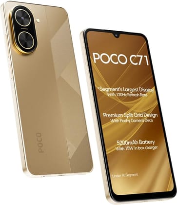 POCO C71, Desert Gold (6GB, 128GB) POCO C71, Desert Gold (6GB, 128GB)