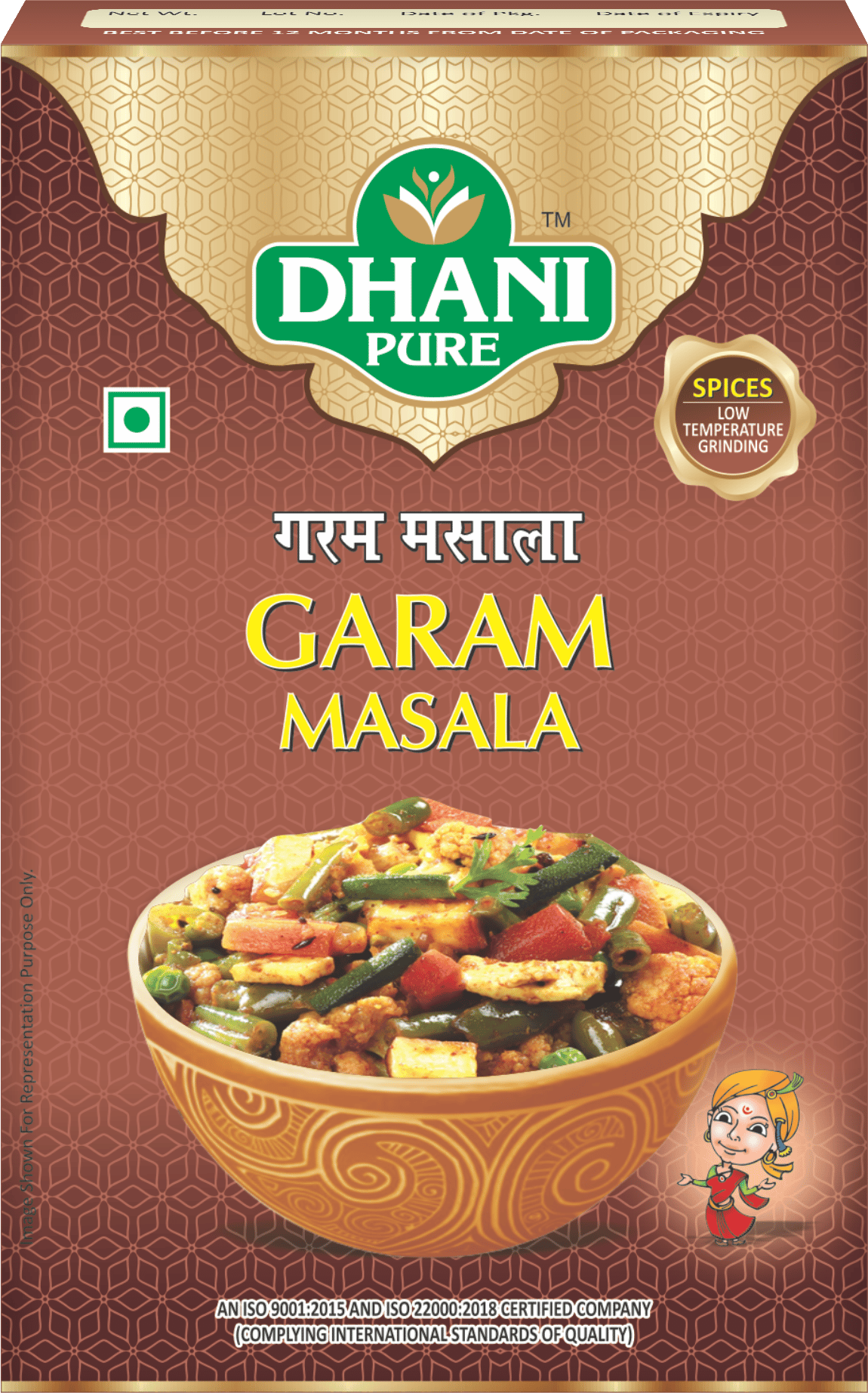 Dhani Pure Garam Masala Box (MRP : RS. 10/- ONLY)