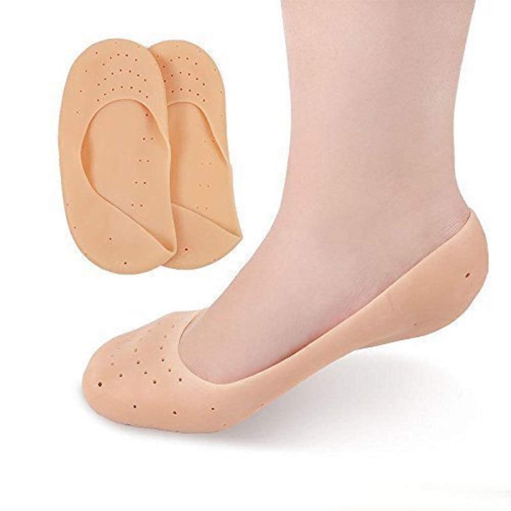 Ezyfit Gel Spa Socks Full Length Anti Crack Foot Protector Moisturizing Socks for Foot-Care and Heel Cracked Heel Repair Heel Softener Foot Care-Sock for Women for Men