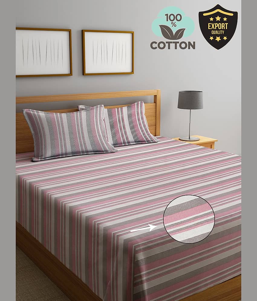 Klotthe Cotton Printed King Size Bedcover - Multi ( )