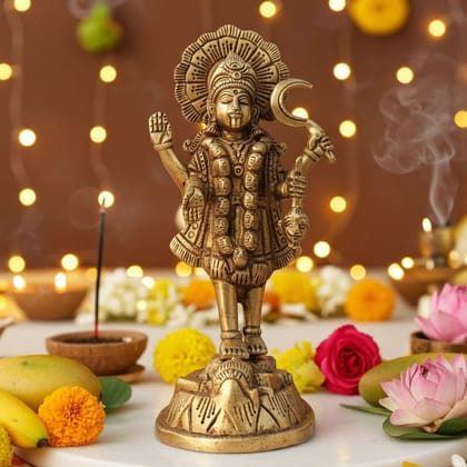 Brass Showpiece Kali Maa God Idol Statue (BSMAS1599 D)