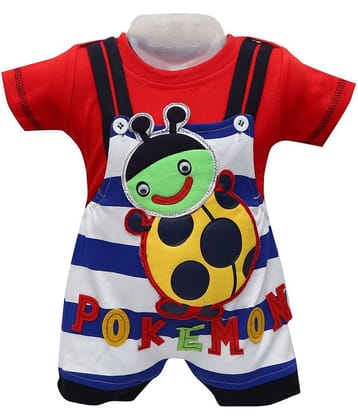 Zadmus Unisex for Baby Cotton Bodysuit ( Red )