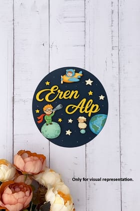 Dbeautify's DIY Space Adventure Name Plate for Kids