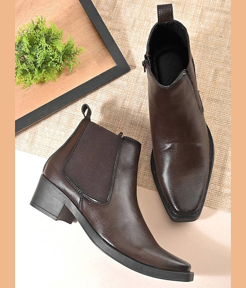 Sir Corbett Brown Men's Casual Boots