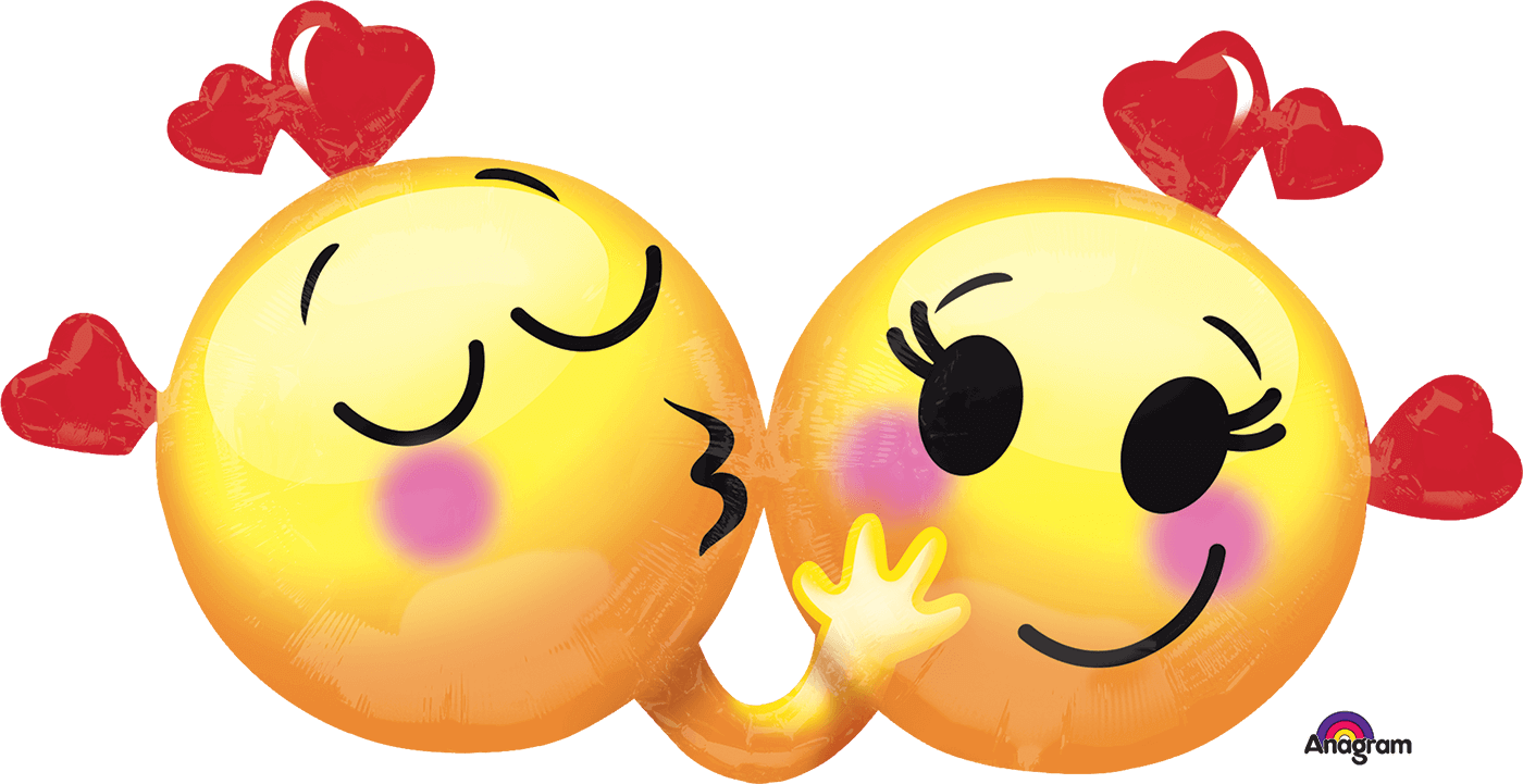 Wanna Party Emoticons in Love Balloons 36" P35