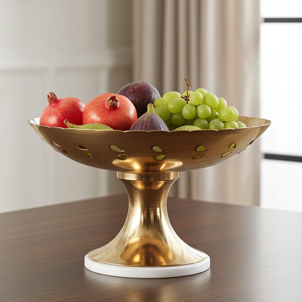 Brass Pan Jali Bata Bowl No. 7 (ZMAS228 D)