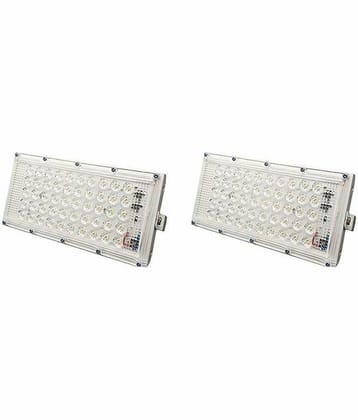 DAJUBHAI - Cool Day Light 50 Watts Outdoor Wall Flood Light ( Pack of 2 )