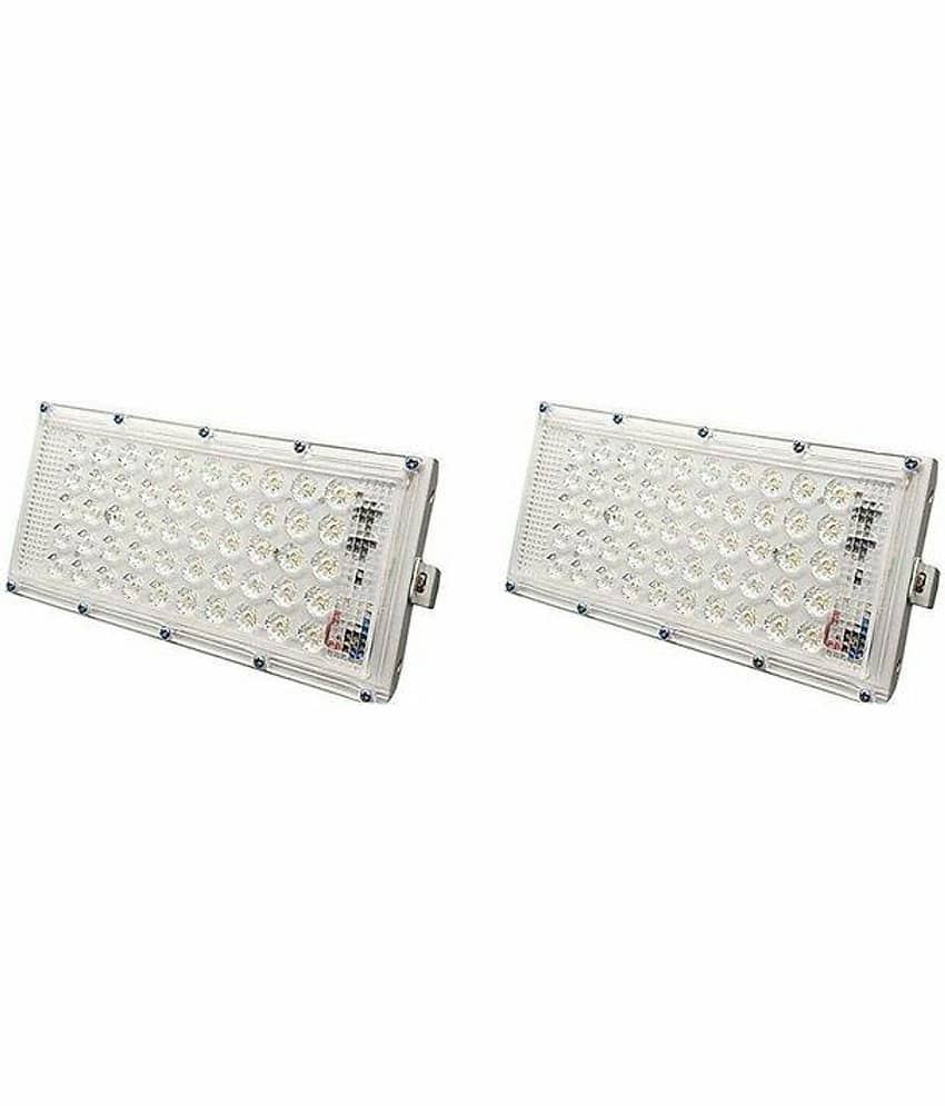 DAJUBHAI - Cool Day Light 50 Watts Outdoor Wall Flood Light ( Pack of 2 )