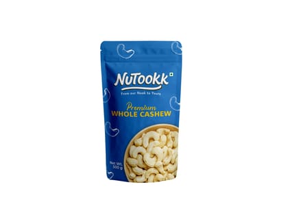 Nutookk Premium Whole Cashews - 500g