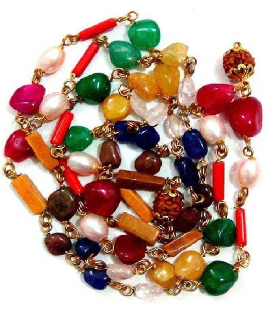 Navgrah Navratna Stone Mala - (Pack of 1)
