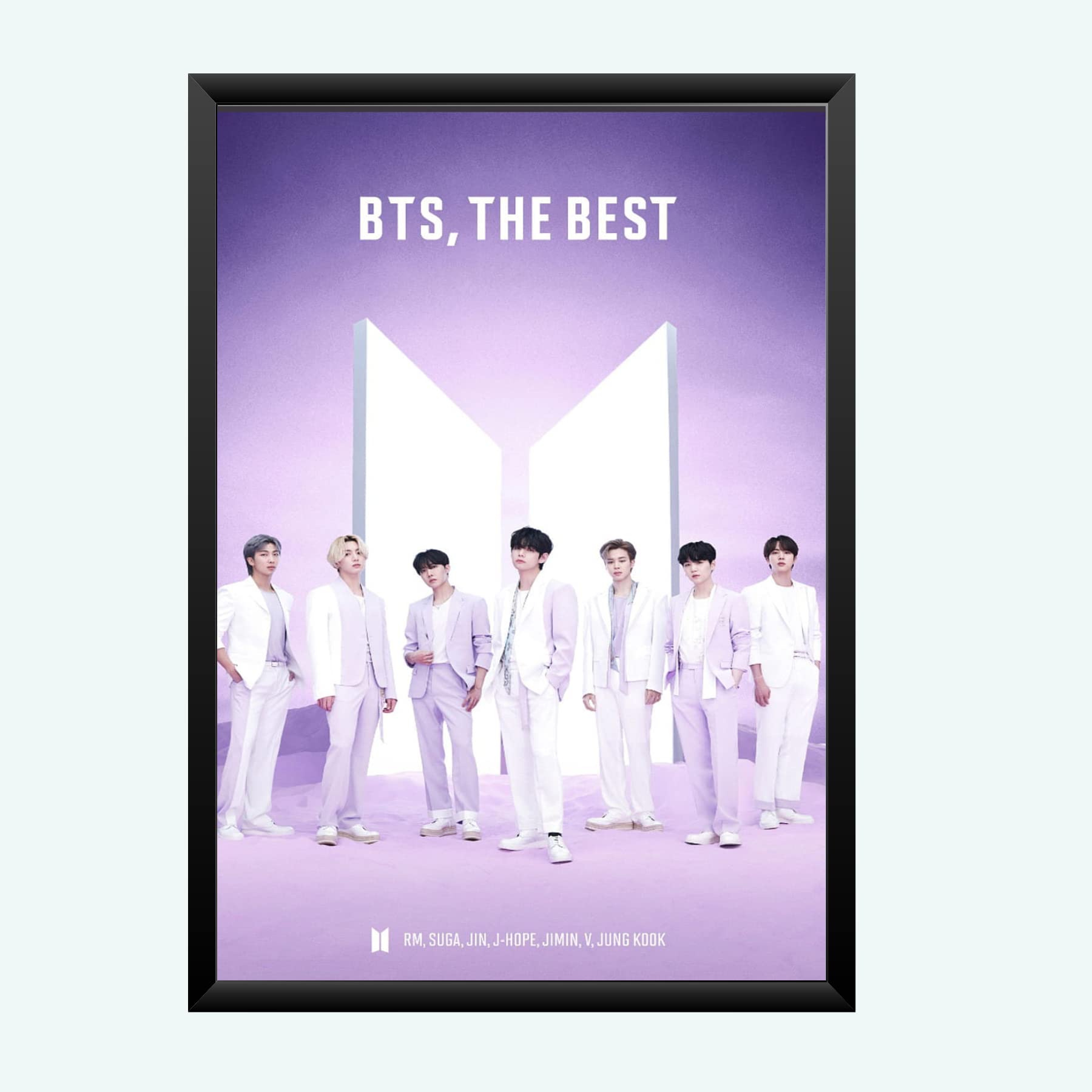 Nokkes Bts Army Bangtan Boy V suga J-Hope Jungkook Jin Jimin Rm 8X12 Inch Size Photo Frame Photo Home Office_bts2_85