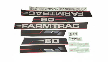 Malhotra Modifier Farmtrac 60 Black Stickers Set Tractor Vinyl Decal Sticker Kit, Black and Red, Weather Resistant, 6 Pieces, Glossy Finish, for Vehicle Decoration, 10 x 5 cm Malhotra Modifier Farmtrac 60 Black Stickers Set Tractor Vinyl Decal Sticker Kit, Black and Red, Weather Resistant, 6 Pieces, Glossy Finish, for Vehicle Decoration, 10 x 5 cm