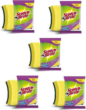 Scotch-Brite Scrub Sponge, 5-Pack