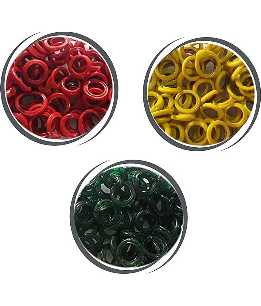 Small Bangles for Lakshmi Pooja 108- Maa Kali 108-108 Bangles - Saraswati Pooja-3 Colours(Green,Yellow and Red)