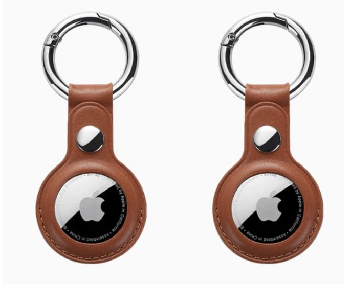 London - AirTag Custom Soft Leather Protective Holders