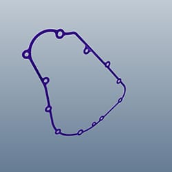 GASKET L CRANK CASE COVER - Passion Xpro - 11395KWS900S