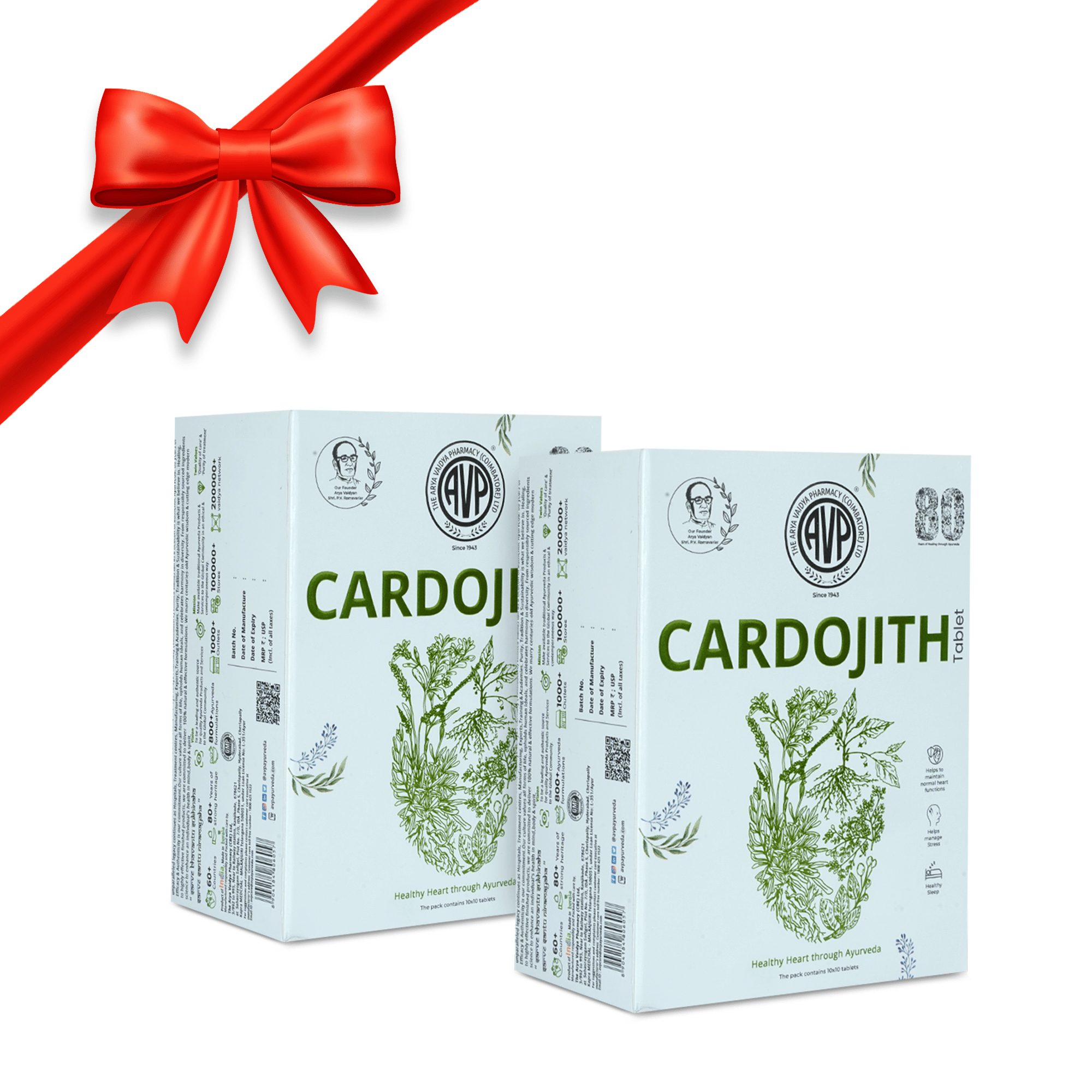 Cardojith Tablets | 100 Tabs | Pack Of 2