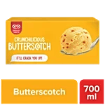 Kwality Walls Frozen Dessert - Butterscotch, 700 Ml