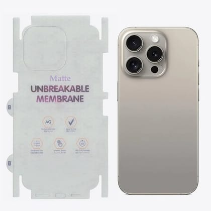 Matte Finish Back Screen Protector for iPhone  Anti-Glare Lamination Film iPhone 16