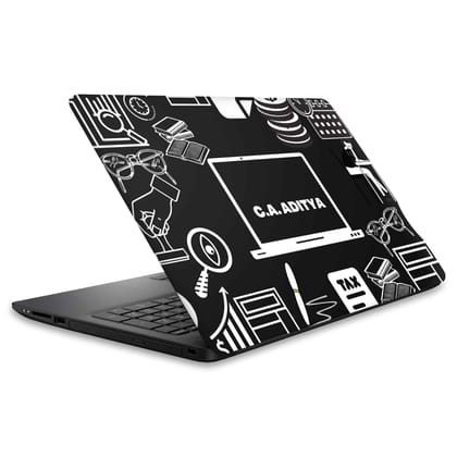 Your Profession Design - Custom Name Laptop Wrap