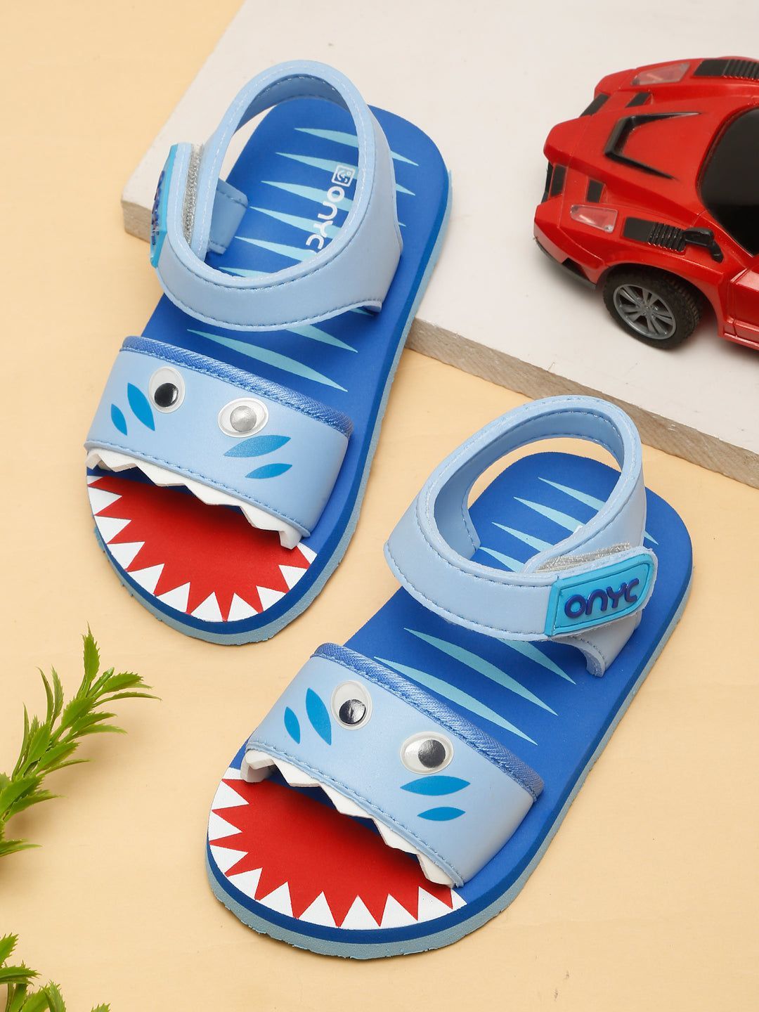 Premium Shark Artistic Sandals - RoyalBlue (Unisex)