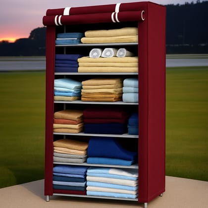 6 Layer Plastic Shoe Rack | Multipurpose Footwear Stand | Space Saving Shoe Organizer for Home