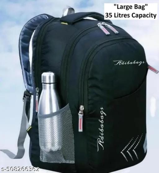 Large 35 l casual waterproof laptop bagbackpack for men women boys girlsoffice school college teens students