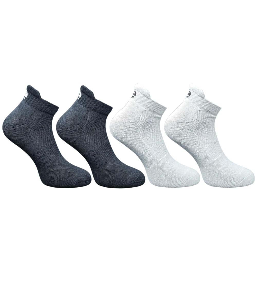 4_Pair Set Unisex Casual Cotton Printed Ankle Length Socks (Multicolor)-PID63496