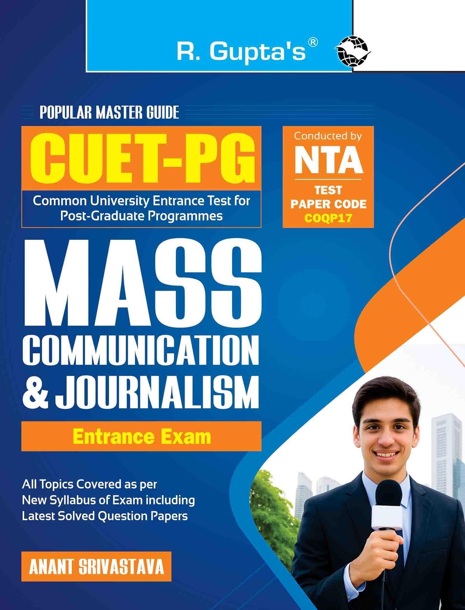 CUET-PG: Mass Communication and Journalism Entrance Exam Guide (R-2832)
