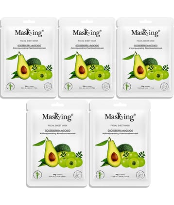 Masking - Radiant Glow Sheet Mask for All Skin Type ( Pack of 1 )