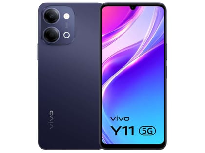 Vivo Y11 5G (4GB RAM, 128GB Storage) 5G Connectivity, HD+ Display, Long Battery Life  - Midnight Blue