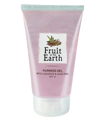 Fruit of the Earth Fairness Gel With Liquorice and Aloe Vera Spf 14 100 ml Fruit of the Earth Fairness Gel With Liquorice and Aloe Vera Spf 14 100 ml