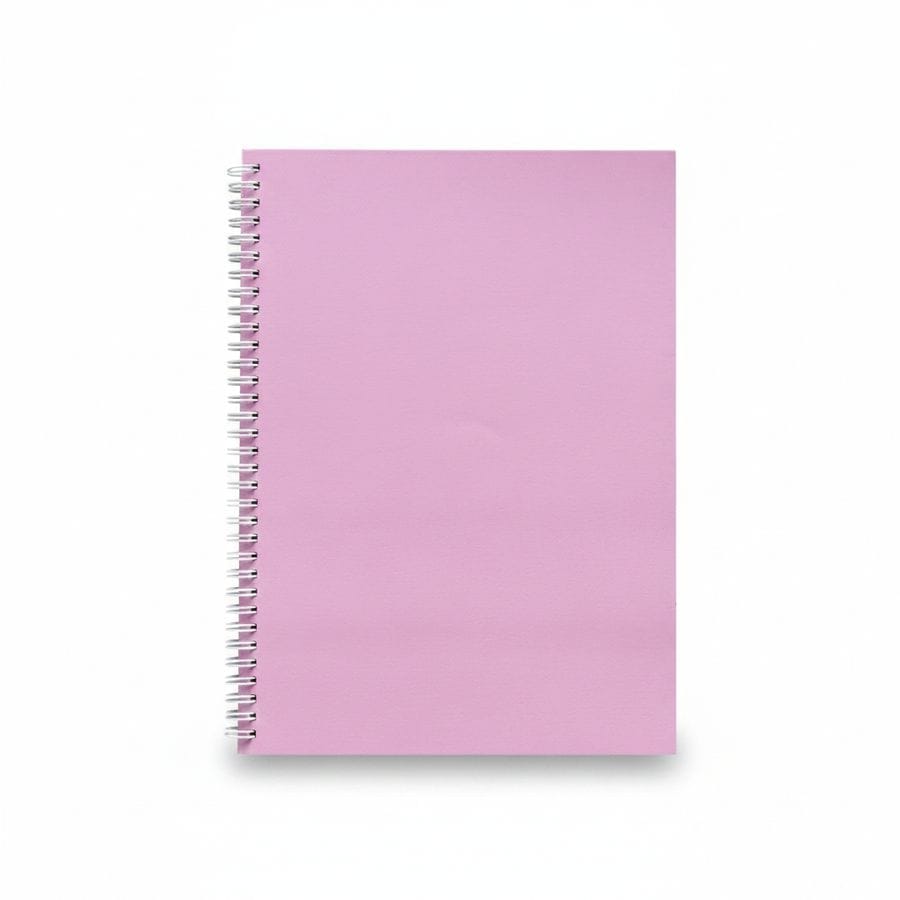 Classic Pink Spiral Notebook