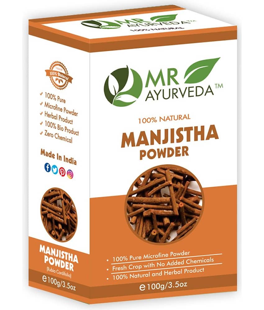 MR Ayurveda Pure Manjistha Powder Face Pack Masks 100 gm