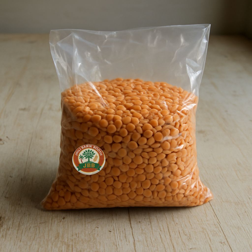 Jhili Barik Booth's masoor dal (red lentils)